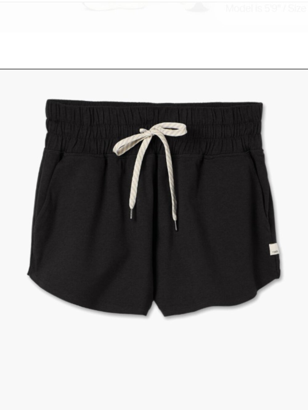 Women's Vuori Shorts (Size Medium, Black)